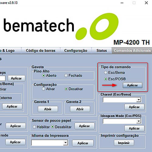 Impressora Bematech MP-4200 HS - Comandos