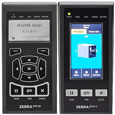 ZT410 vs ZT411 - Displays LCD