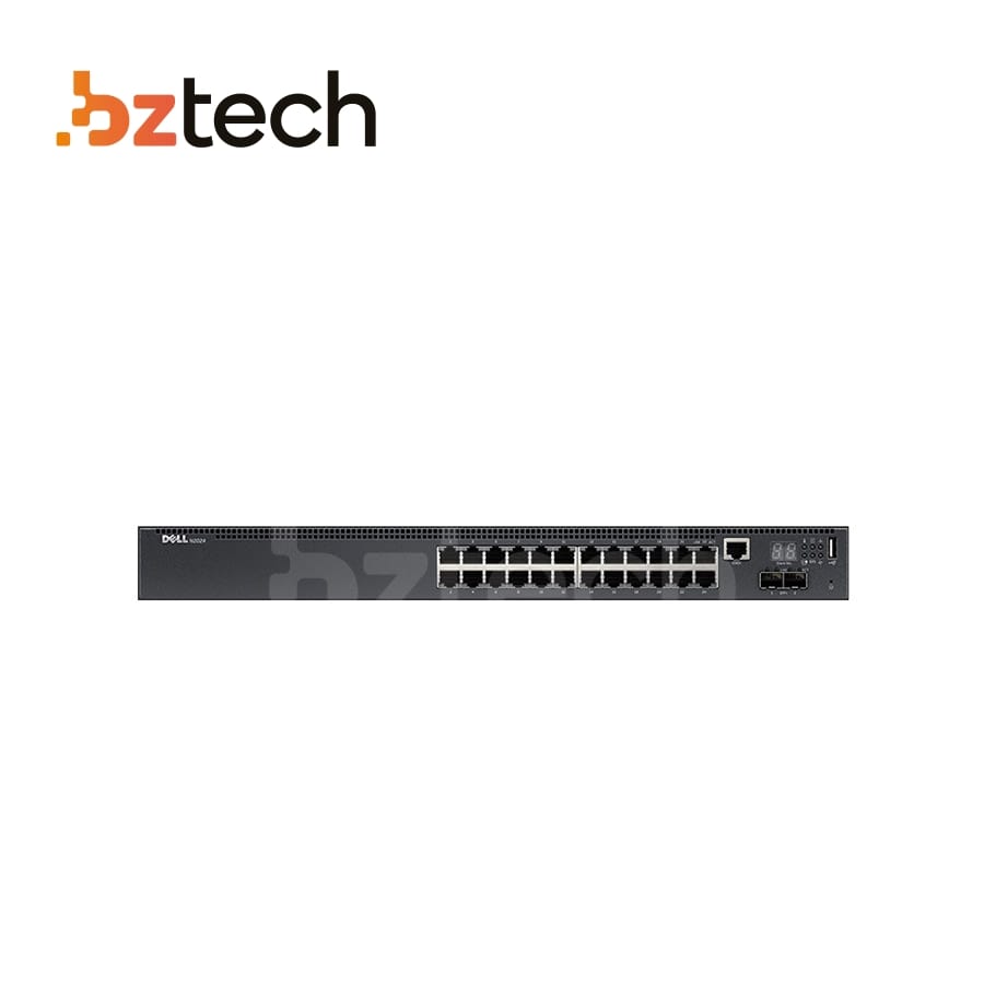 Switch Dell N2024 Gerenciável 24 Portas Gigabit e 2 Portas SFP Bz Tech