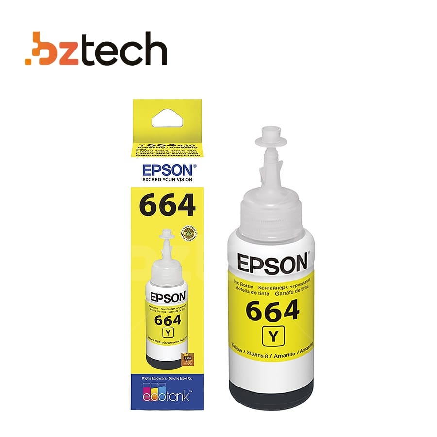 Epson Refil T664420 Al Amarelo
