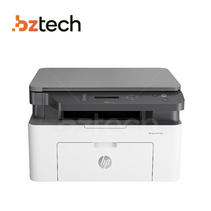 Impressora Multifuncional HP Laser MFP 135w Monocromático - USB e Wi-Fi ...