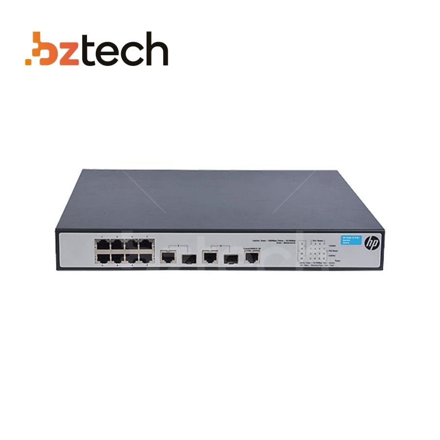 Switch HP OfficeConnect 19108 Gerenciável (HPE) 8 Portas PoE+ e 2