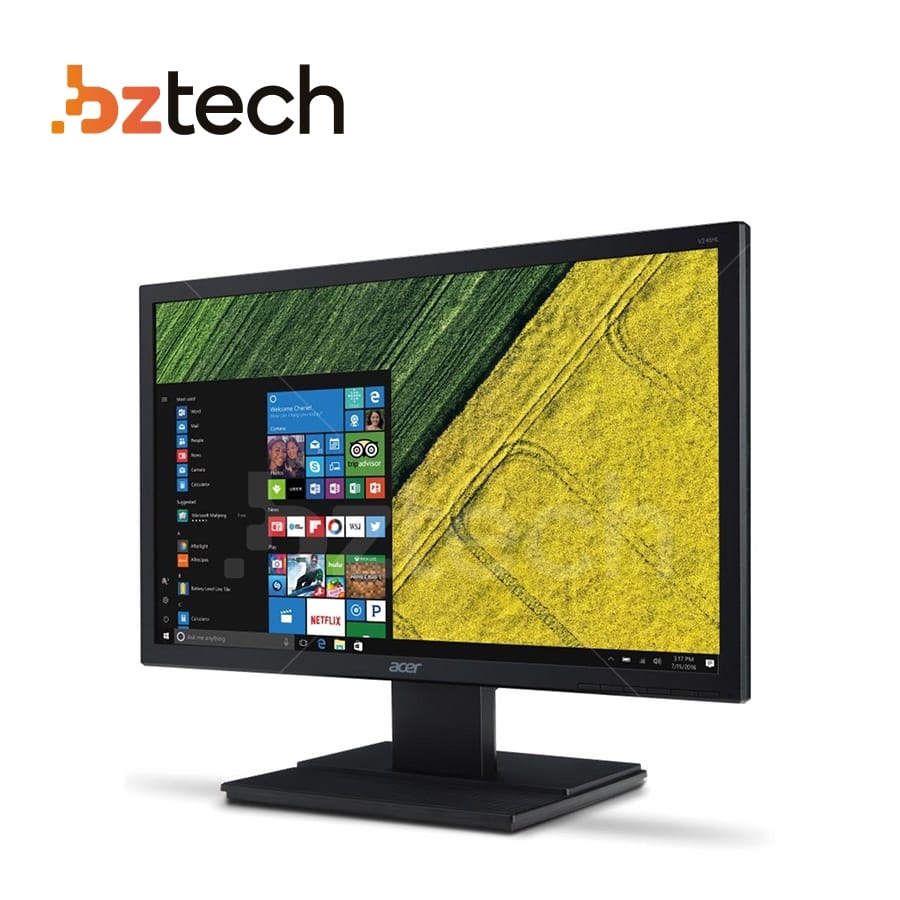 Monitor 24 Polegadas Acer V246HL Full HD VGA, DVI e HDMI Bz Tech