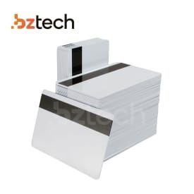 Zebra Cartao Pvc Branco Tarja Magnetica