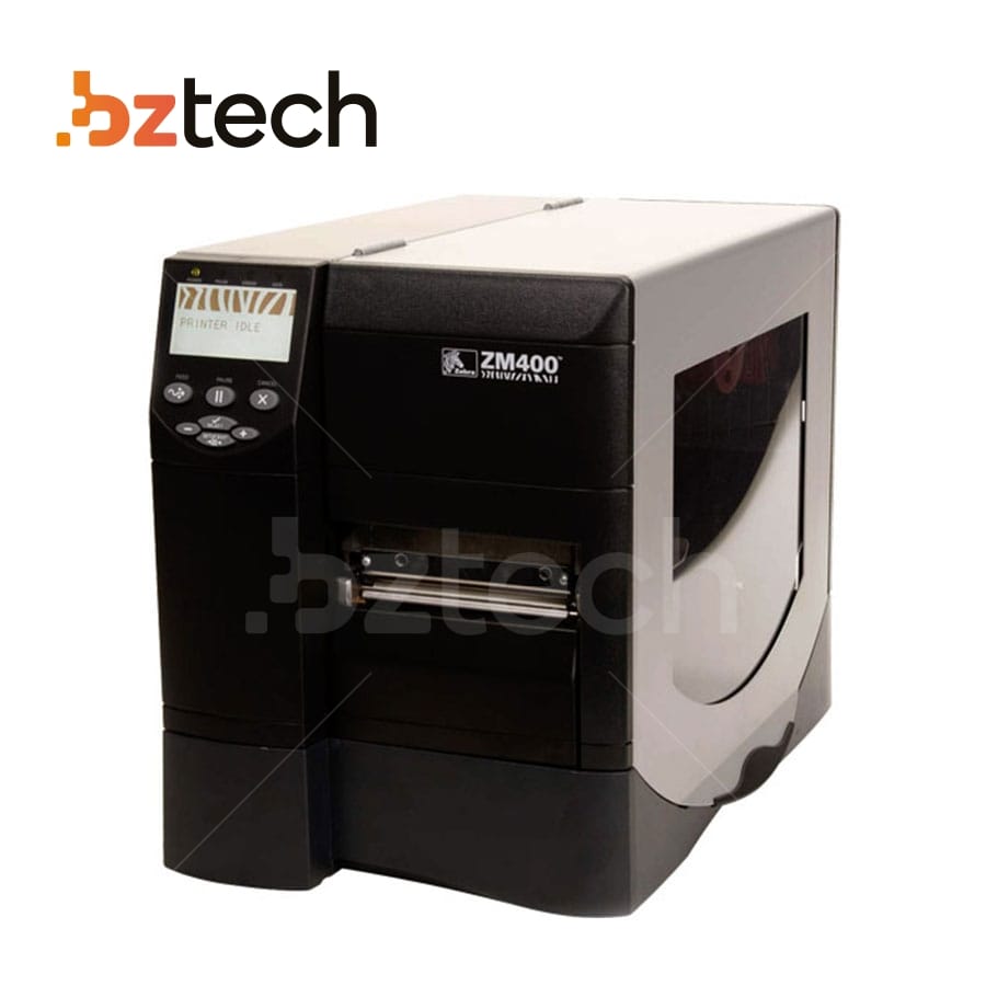 Zebra Impressora Etiquetas Zm400 600dpi