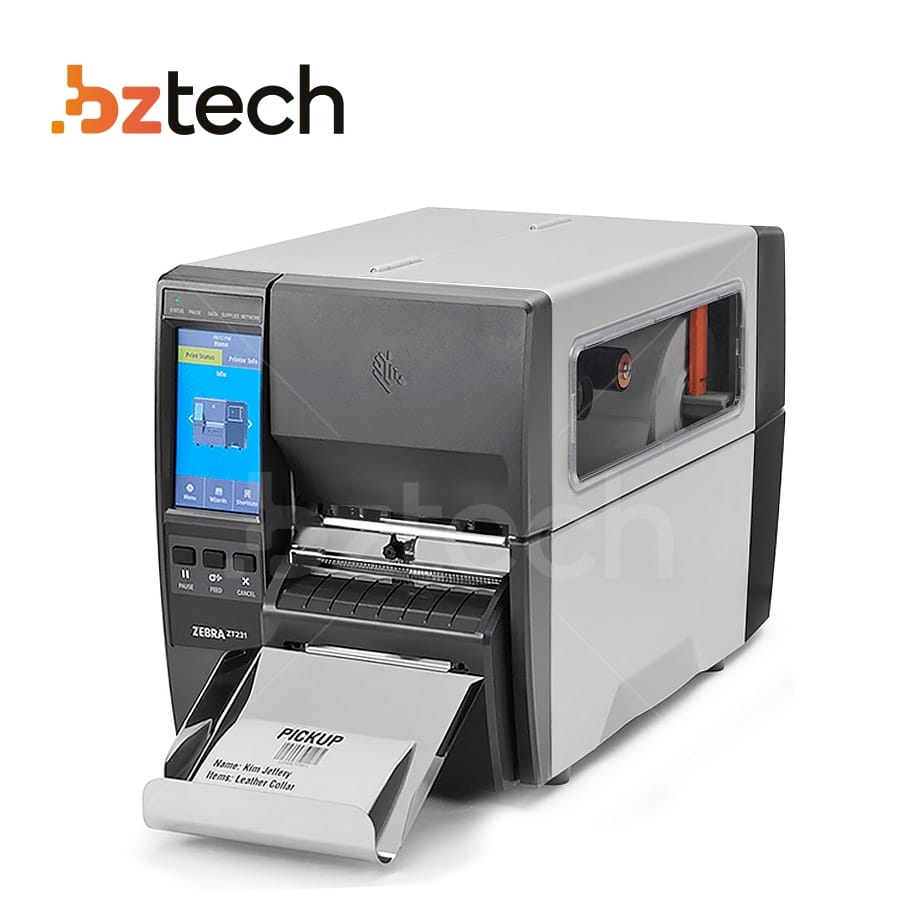 Impressora de Etiquetas Zebra ZT231 203dpi USB, Serial, Bluetooth e